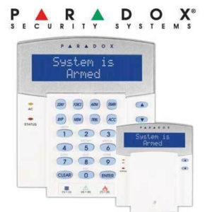 Paradox K641R GR Πληκτρολόγιο Συναγερμού με Οθόνη σε Λευκό Χρώμα
