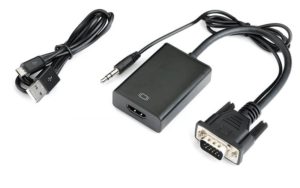 Μετατροπέας VGA to HDMI with Audio 3.5mm (+USB cable)