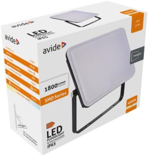 Avide LED Προβολέας Slim SMD Framelesss 20W Λευκό 4000K