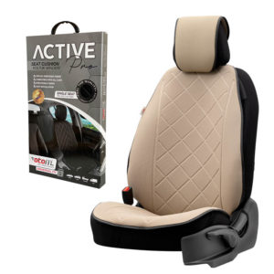 Πλατοκάθισμα Αυτοκινήτου Otom Active Pro Ύφασμα Lacoste Ανάγλυφο Καπιτονέ Μπεζ ACTP-103 1 Τεμάχιο (CAR0027050)