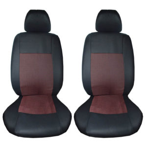 Καλύμματα Μπροστινών Καθισμάτων Υφασμάτινα Prime Μαύρο-Κόκκινο 6 Τεμάχια 11702 (CAR0012602)