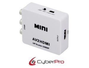 CyberPro CP-AH10 Converter AV to HDMI (Up Scaler 1080p)