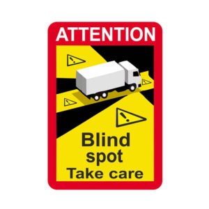 Αυτοκόλλητο Σήμα Mικρό Τυφλό Σημείο Α.Δ.626 (Blind Spot - Take Care) 12 x 17.5cm 1 Τεμάχιο (CAR0025245)