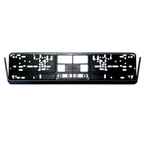 Πλαίσιο Πινακίδας Ευρωπαϊκό Μαύρο Safeclip Κουμπωτό Με Μονό Άνοιγμα 1 Τεμάχιο (CAR0007396)
