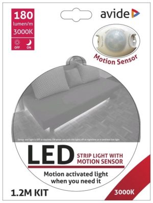 Avide LED Ταινία Αισθητήρα Φωτός Κρεβατιού 3W 3000K