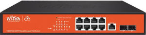 Wireless-Tek WI-PCMS310GF Managed L2 PoE+ Switch με 8 Θύρες Gigabit (1Gbps) Ethernet και 2 SFP Θύρες