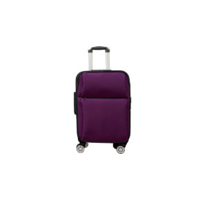 Βαλίτσα χειραποσκευή AIRPLANE από ύφασμα σε χρώμα μωβ 38x22x59