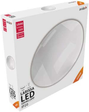 Avide LED Μοντέρνα Πλαφονιέρα Οροφής Larissa 18W 325*65.0mm Λευκό 4000K