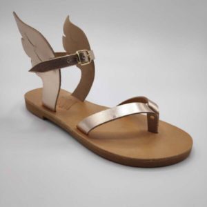 Ikaria Leather Sandals Wings