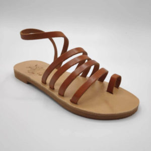 Volakas Ankle Loop Women Leather Sandal