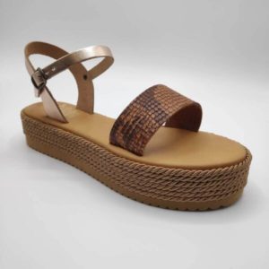 Dhonoussa Womens Platform Sandals With Ankle Strap