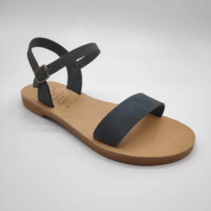 Dhonoussa Leather Slingback Buckle Sandal