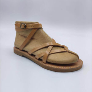 Denisa Strappy lace up leather sandal