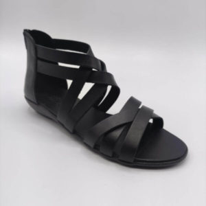 Women s Black Strappy Sandals