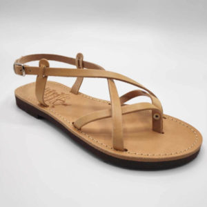Ftelia Leather Flip Flop Sandal