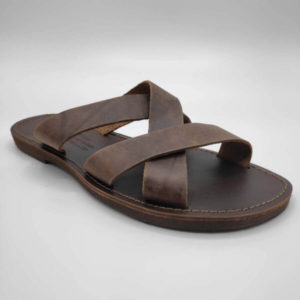 Avithos Handmade Mens Crossover Sandals