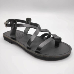 Ammos Leather Sandals with Back Strap