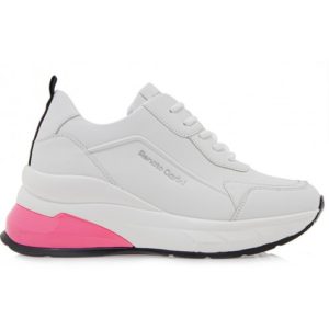 Renato Garini Γυναικεία Sneaker Q119R6653146 Λευκό Φούξια