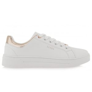 Seven Γυναικεία Sneaker Q157Q038265S Λευκό Ροζ Χρυσό