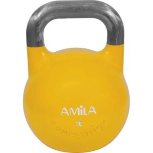Kettlebell Aγωνιστικό 16kg Κίτρινο Amila 84583