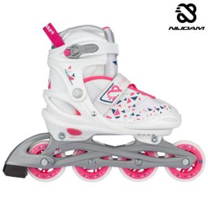 Nijdam Inline Skates Ρυθμιζόμενα White Wedge Nijdam® N20AA04