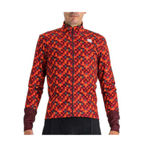 Μπουφάν Ποδηλασίας Sportful Pixel Jacket Κόκινη 91-1121515