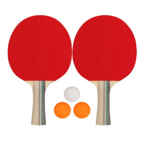 Σετ 2 Ρακέτες Ping Pong & 3 Μπαλάκια 61UG