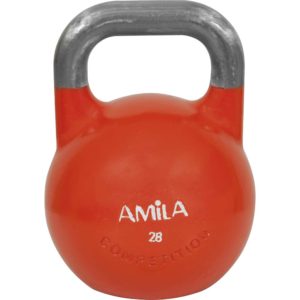 Kettlebell Aγωνιστικό 28kg Πορτοκαλί Amila 84586