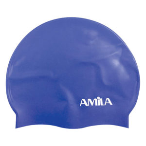 Παιδικό Σκουφάκι Κολύμβησης Μπλε Amila 47020