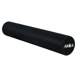 Foam Roller Φ15x90cm Μαύρο Amila 96823