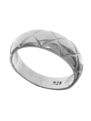 Μοντέρνο δαχτυλίδι λουστράτο από ασήμι 925