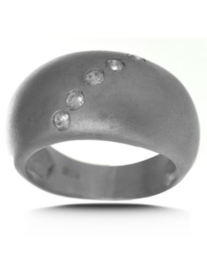 Δαχτυλίδι από ασήμι 925 με πέτρες ζιργκόν