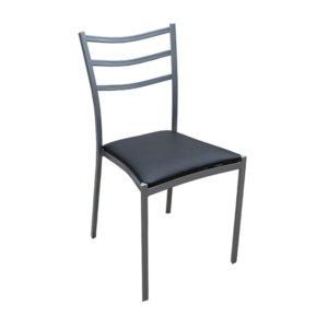 Καρέκλα Κουζίνας Μεταλλική Νο 2130 (+ άλλα χρώματα) (84Ύψος χ 42Πλάτος χ 39Βάθος)Μαύρο Κάθισμα