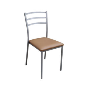 Καρέκλα Κουζίνας Μεταλλική Νο 2130 (+ άλλα χρώματα) (84Ύψος χ 42Πλάτος χ 39Βάθος) Μόκα Κάθισμα