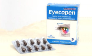 Eyecopen Capsules Περιεκτική φόρμουλα για την υγεία των ματιών.