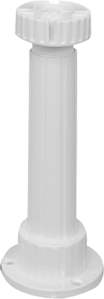 HardPlast Πόδι Επίπλων Πλαστικό Λευκό 15cm