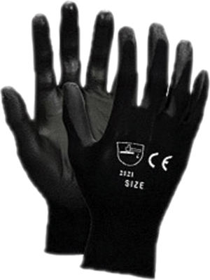 Eco-Pro Γάντια Εργασίας Πολυουρεθάνης (pu) Πλεκτά Μαύρα Νο9 L