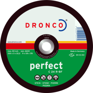 Dronco Δίσκος Κοπής Μαρμάρου Perfect C24R-BF Ø230x3x22.23mm
