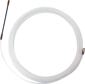 Benman Ατσαλίνα Ηλεκτολόγων για Καλώδια Πλαστική (naylon) Λευκή 30222 3mmx15m