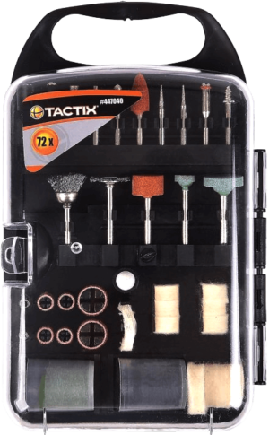 Tactix Πολυεργαλείο Εξαρτήματα σε Πλαστική Κασετίνα 447040 72τεμ.