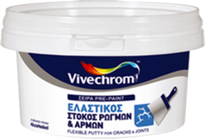 Vivechrom Στόκος Vivedur Ελαστικός Ρωγμών και Αρμών Λευκός 700gr