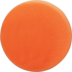 Benman Σφουγγάρι Γυαλίσματος Βάση Velcro (χριτς-χρατς) Πορτοκαλί 37711 Ø150x50mm