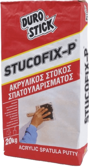 DuroStick Στόκος Σπατουλαρίσματος Stucofix-P Λευκός 5kg