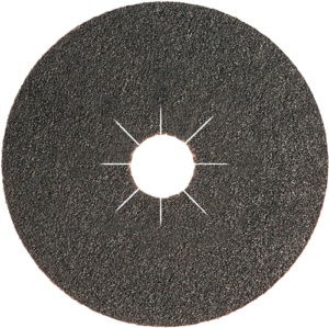 Smirdex Γυαλόχαρτο Δίσκος Φίμπερ Μαύρο Ø150mm Νο60