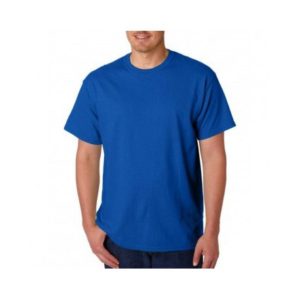 Ανδρικό κοντομάνικο μακό μπλουζάκι T-Shirt μπλε ρουά
