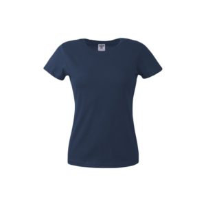 Μπλουζάκι κοντομάνικο T-Shirt γυναικείο μακό μπλε