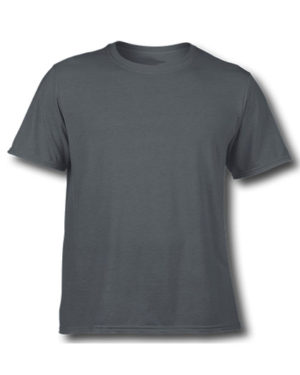 Ανδρικό ΥΠΕΡΜΕΓΕΘΕΣ κοντομάνικο μακό μπλουζάκι T-Shirt ανθρακί 6XL