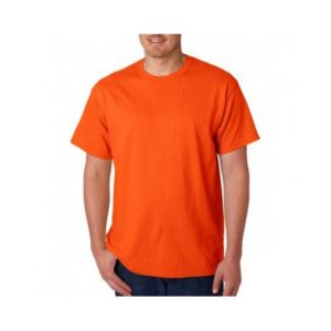 Ανδρικό κοντομάνικο μακό μπλουζάκι T-Shirt πορτοκαλί