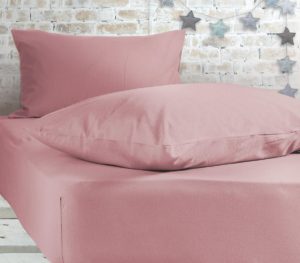 Nef-Nef Σεντόνι Soft Jersey διπλό με λάστιχο 140X200+30cm Pink