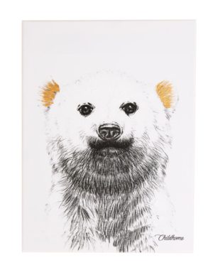 Κάδρο Polar Bear Childhome Gold 30*40cm
